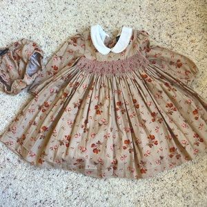 Floral Smocked Ralph Lauren Dress